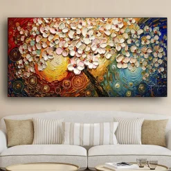 Tree of life by Gustav Klimt Reproductions Wall Art Picture Scandinavian Canvas Poster and Print Painting for Modern Living Room