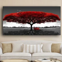 Tree of life by Gustav Klimt Reproductions Wall Art Picture Scandinavian Canvas Poster and Print Painting for Modern Living Room