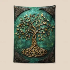 Tree of Life Hanging Tapestry Wall Art Large Tapestry Mural Decor Photograph Backdrop Blanket Curtain Home Bedroom Living Room Decoration