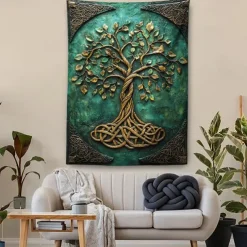 Tree of Life Hanging Tapestry Wall Art Large Tapestry Mural Decor Photograph Backdrop Blanket Curtain Home Bedroom Living Room Decoration