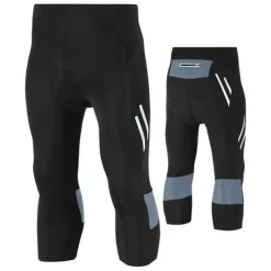 TRYSIL Men's Cycling Road Shorts Cycling 3/4 Tights Bike Pants / Trousers Mountain Bike MTB Road Bike Cycling Sports Solid Colored Breathable Comfortable Black Blue Polyester Clothing Apparel Bike