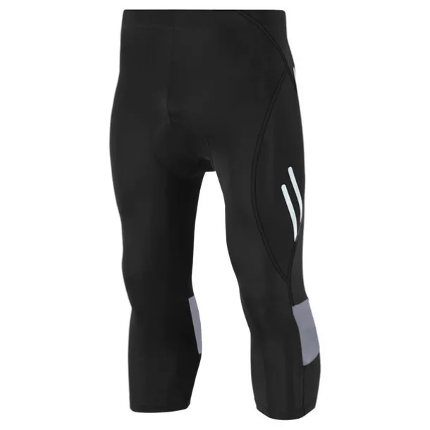 TRYSIL Men's Cycling Road Shorts Cycling 3/4 Tights Bike Pants / Trousers Mountain Bike MTB Road Bike Cycling Sports Solid Colored Breathable Comfortable Black Blue Polyester Clothing Apparel Bike