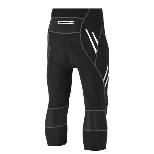 TRYSIL Men's Cycling Road Shorts Cycling 3/4 Tights Bike Pants / Trousers Mountain Bike MTB Road Bike Cycling Sports Solid Colored Breathable Comfortable Black Blue Polyester Clothing Apparel Bike