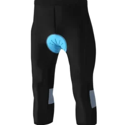 TRYSIL Men's Cycling Road Shorts Cycling 3/4 Tights Bike Pants / Trousers Mountain Bike MTB Road Bike Cycling Sports Solid Colored Breathable Comfortable Black Blue Polyester Clothing Apparel Bike