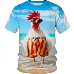 T-shirt Anime 3D Graphic For Couple's Men's Women's Adults' Halloween Carnival Masquerade 3D Print Street Casual Daily