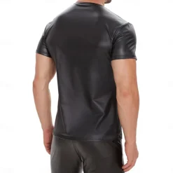 T-shirt Skin Suit Carnival Costume Men's Matte Spandex Costume for Performance Club Pole Dance Halloween Carnival Adults'