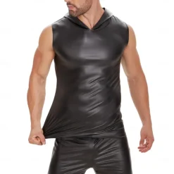 T-shirt Skin Suit Tank Top Carnival Costume Men's Matte Spandex Costume for Performance Club Pole Dance Halloween Carnival Adults'