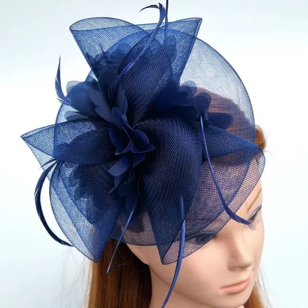 Tulle / Feather / Net Fascinators Kentucky Derby Hat/ Headwear with Floral 1PC Wedding / Special Occasion / Horse Race Headpiece