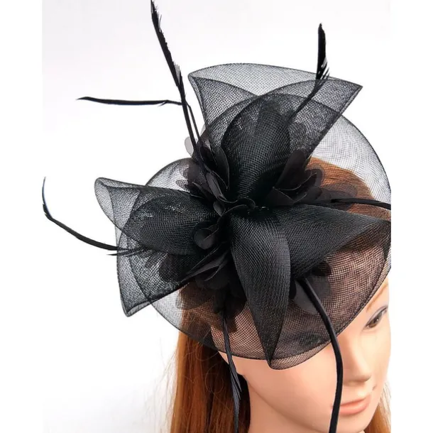 Tulle / Feather / Net Fascinators Kentucky Derby Hat/ Headwear with Floral 1PC Wedding / Special Occasion / Horse Race Headpiece