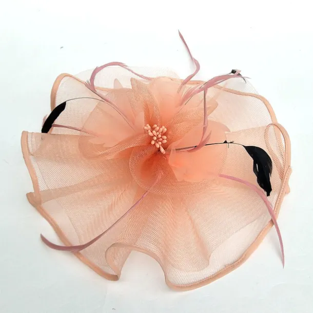 Tulle / Feather / Net Kentucky Derby Hat / Fascinators / Hats with 1 Piece Wedding / Special Occasion / Tea Party Headpiece