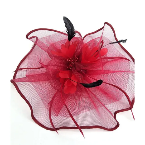 Tulle / Feather / Net Kentucky Derby Hat / Fascinators / Hats with 1 Piece Wedding / Special Occasion / Tea Party Headpiece