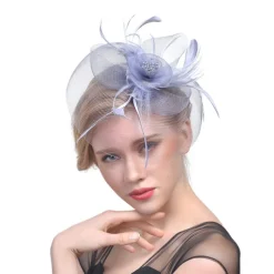 Tulle / Feather Fascinators Kentucky Derby Hat with 1 Piece Wedding / Special Occasion / Horse Race Headpiece