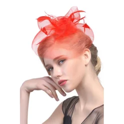 Tulle / Feather Fascinators Kentucky Derby Hat with 1 Piece Wedding / Special Occasion / Horse Race Headpiece