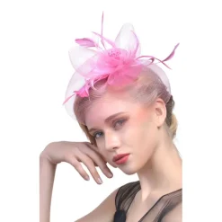 Tulle / Feather Fascinators Kentucky Derby Hat with 1 Piece Wedding / Special Occasion / Horse Race Headpiece