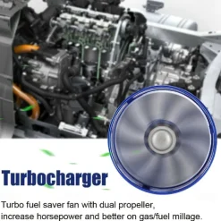 Turbocharger Adapter Fuel Saver Fuel Intake Throttle Valve Modified Accelerator Fuel Intake Fan SUV Turbocharger Converter