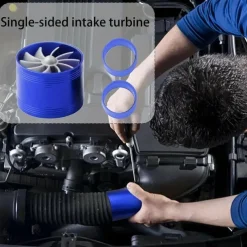 Turbocharger Adapter Fuel Saver Fuel Intake Throttle Valve Modified Accelerator Fuel Intake Fan SUV Turbocharger Converter