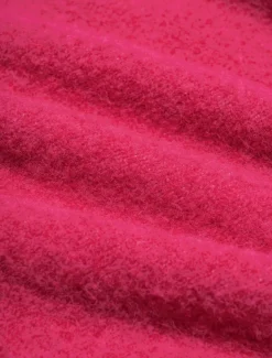 Turtleneck Ribbed Knit Wool Blend Drop Shoulder Batwing Sleeve Pullover Sweater