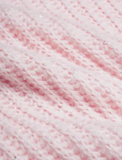 Turtleneck Ribbed Knit Wool Sequins Drop Shoulder Casual Daily Sweater