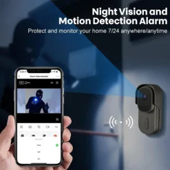 Tuya Smart Home Video Doorbell 1080P Camera Outdoor Wireless WiFi Door Bell Waterproof House Security Protection Smart Lifefor Alexa/Google Home