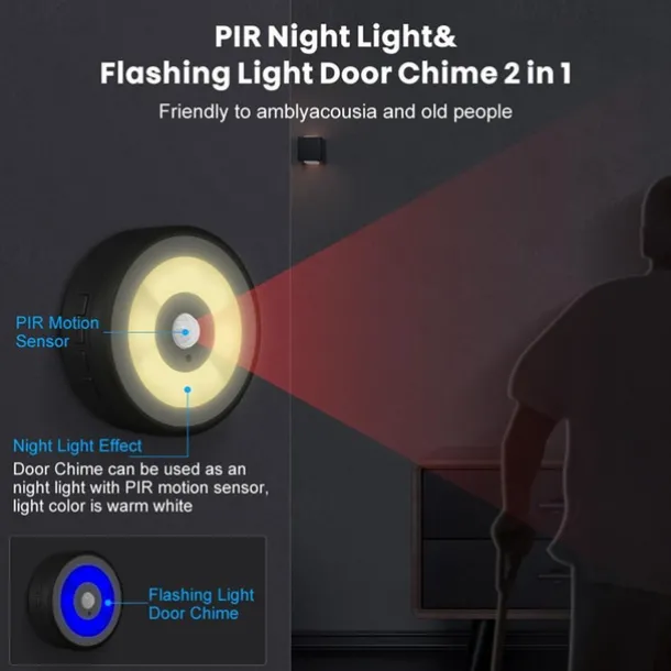 Tuya Smart Home Video Doorbell 1080P Camera Outdoor Wireless WiFi Door Bell Waterproof House Security Protection Smart Lifefor Alexa/Google Home