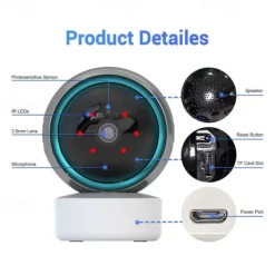 Tuya WIFI PTZ Camera 1080P HD Indoor Baby Monitor Smart Home Wireless Night Vision P2P Security Video Surveillance IP Cameras