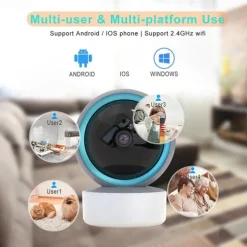 Tuya WIFI PTZ Camera 1080P HD Indoor Baby Monitor Smart Home Wireless Night Vision P2P Security Video Surveillance IP Cameras