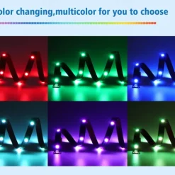 TV LED Backlights App Control RGB Smart LED Strip Lights with WIFI Atmosphere Light with USB TV Background Light 5V Living Room Led Color Atmosphere Light Remote Control