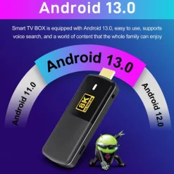 TV Smart Stick Android 13.0 Smart TV Box WiFi6 4K*2K H.265 HEVC RK3528 Set Top Box Media Player PK D6 G7 STICK