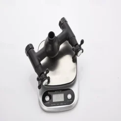 Two Handles Shower Systerm Set, Black Brass Faucet Three Holes Adjustable Electroplated Rainfall High Pressure Shower Mixer Taps with Rain Shower and Hand Shower