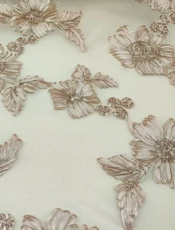 Two Piece Floral Embroidered Lace Mother of the Bride Dress Elegant Simple Luxurious Crew Neck Tea Length Satin Half Sleeve with Chiffon Jacket