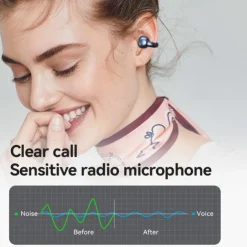 TWS Bluetooth Earphone Clip Ear Type Sports and Leisure Headphones 5.3 Wireless Headset Waterproof Earbuds Stereo Noise Reduction Sport Earphones