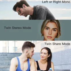 TWS Wireless Earphones Bluetooth-compatible 5.1 Headphones IPX7 Waterproof Earbuds LED Display HD Stereo Mic for Xiaomi iPhone