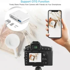 Type-c Mobile Phone Connects To SD Tf Card Adapter To Read U Disk Adapter