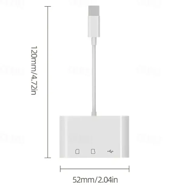 Type-c Mobile Phone Connects To SD Tf Card Adapter To Read U Disk Adapter