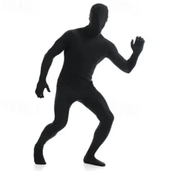 uits Skin Suit Full Body Suit Ninja Adults' Spandex Lycra Cosplay Costumes Sex Women's Men's Solid Colored Christmas Halloween / Leotard / Onesie / Leotard / Onesie / High Elasticity/