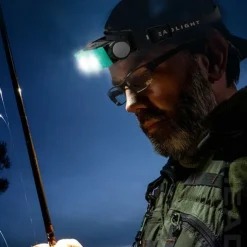 Ultra-Light USB Rechargeable HeadLamp with Magnet & Power Display - 3 Modes Portable & Bright for Night Work Hiking Camping Travel & Dog Walks (Batteries Included)