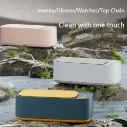 Ultrasonic Jewelry Cleaner Jewelry Cleaner With Steel Tank For Glasses Watches Earrings Rings Necklaces Coins