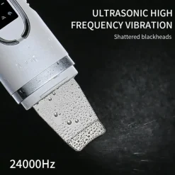 Ultrasonic Skin Scrubber Electric Facial Cleansing Pore Deep Cleaner Acne Blackhead Remover Peeling Shovel Device Beauty Machine