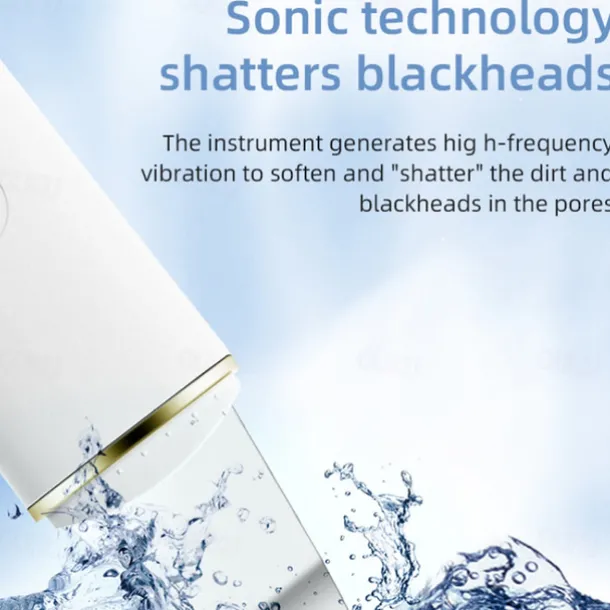 Ultrasonic Skin Scrubber Deep Face Cleaning Machine Peeling Shovel Facial Pore Cleaner Face Skin Scrubber Lift Machine