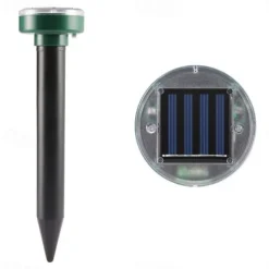 Ultrasonic Solar Pest Repeller – Waterproof Motion Sensor Device for Garden, Repels Moles, Snakes, Insects, and Small Animals