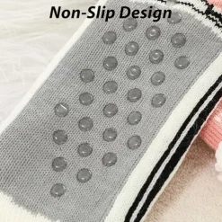 Ultra-Thick Cashmere Slipper Home Socks for Women, Non-Slip Fuzzy Home Socks with Grips, Warm Cozy Christmas Slipper Socks, Soft Inherentinct Winter Socks