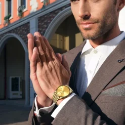 Ultra-Thin Men's Quartz Watch Men Analog Luxury Minimalist Classic Wristwatch Waterproof Calendar Chronograph Stainless Steel Watches