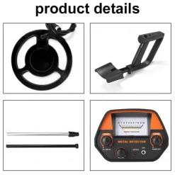 Underground Metal Detector, GTX4030 Underground Metal Detector Handheld Metal Detector Portable Detachable Easy Install Metal Detector High Sensitivity Underground Metal Detector