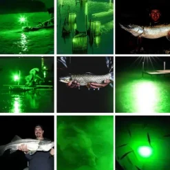 Underwater Fishing Light Submersible Fish Finder Lamp COB LED Innovative Compact Design with 5M Cable 1Pc