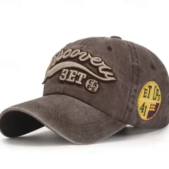 Unisex Baseball Cap Sun Hat Black Red Polyester Washed Casual Minimalism Outdoor Vacation Graphic Letter Adjustable Sunscreen Fashion