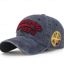 Unisex Baseball Cap Sun Hat Black Red Polyester Washed Casual Minimalism Outdoor Vacation Graphic Letter Adjustable Sunscreen Fashion