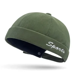 Unisex Beanie Hat Docker Cap Brimless Hats Black Red Polyester Fashion Casual Minimalism Outdoor Vacation Plain Adjustable Fashion