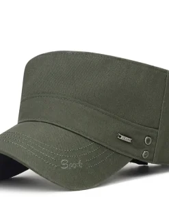 Unisex Flat Cap Baseball Cap Military Cap Cadet Hat Black Dark Navy Polyester Warm Vintage Casual Minimalism Outdoor Vacation Plain Adjustable Sunscreen Fashion