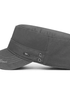 Unisex Flat Cap Baseball Cap Military Cap Cadet Hat Black Dark Navy Polyester Warm Vintage Casual Minimalism Outdoor Vacation Plain Adjustable Sunscreen Fashion