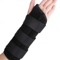 Unisex Forearm and Wrist Support Splint Brace Double Fixation Wrist Brace for Carpal Tunnel,Adjustable Night Time Forearm Immobilizer Brace Splints